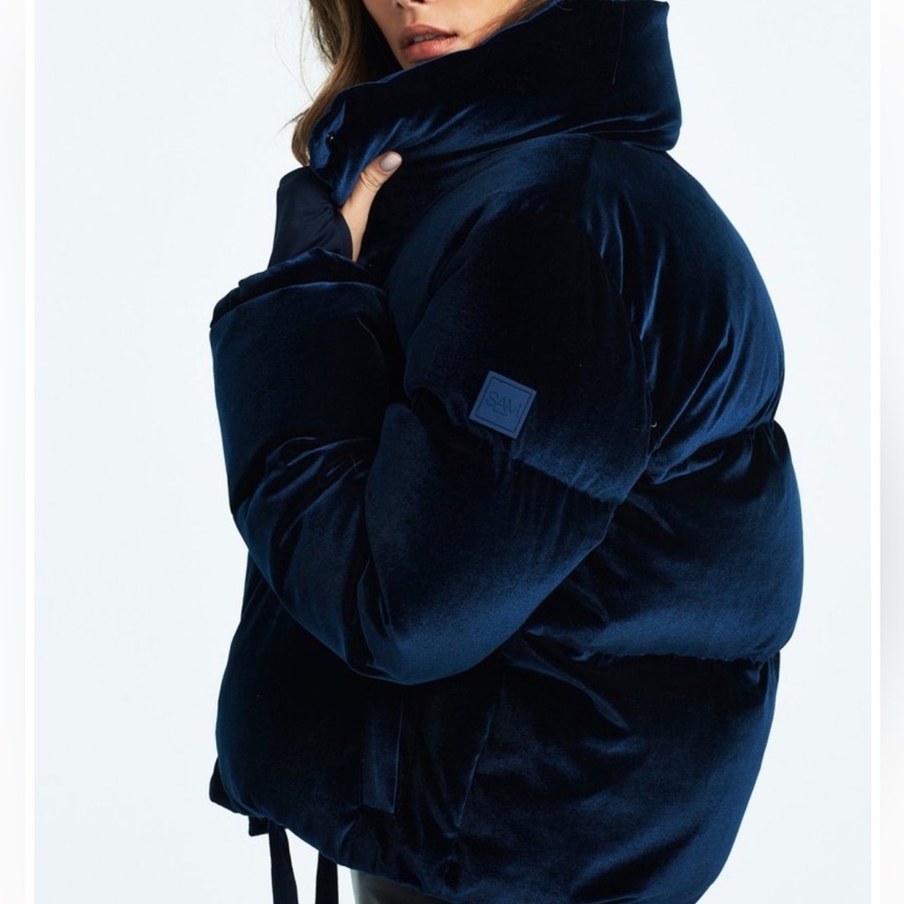 SAM. SOPHIA VELVET BOMBER - Picture 2 of 10